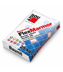 Adeziv flexibil alb Baumit Baumacol FlexMarmor C2TE S1, 25 kg